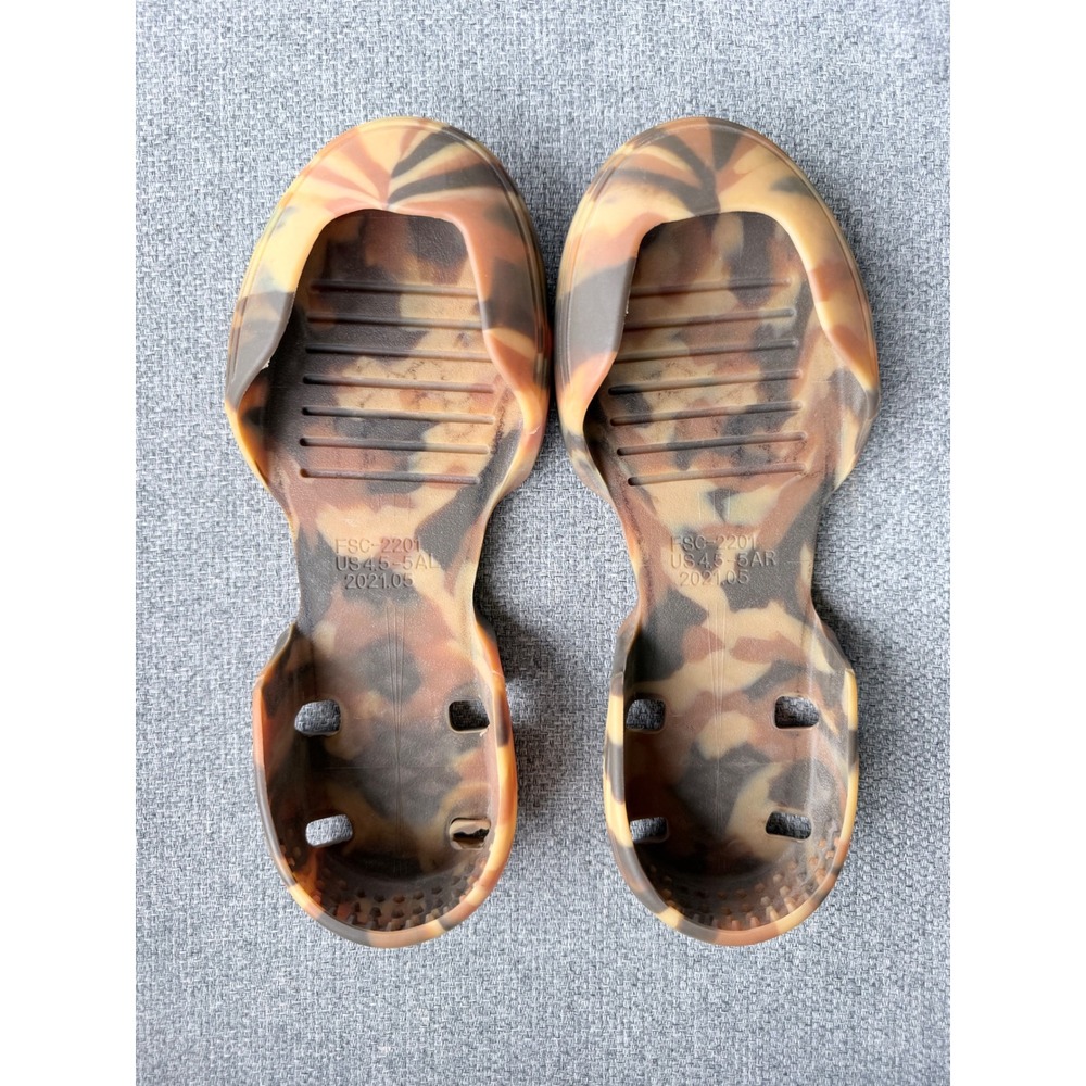 Vans Slip-On Mule TRK Kids 4.5-5 Tortoise Camo Excellent Rubber Water Shoes